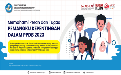 Penerimaan Peserta Didik Baru Tahun Pelajaran 2023/2024